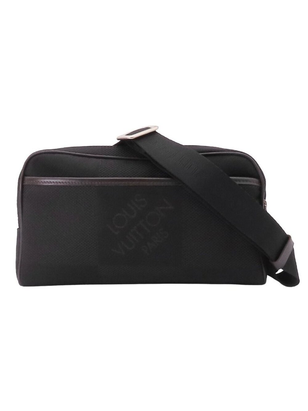 Louis Vuitton Damier Geant Acrobat Noir Black Canvas Leather Belt Bag